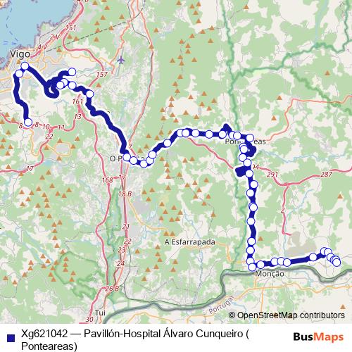 Xg621042 bus Line Map