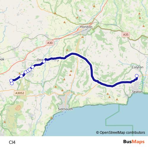 Cl4 bus Line Map