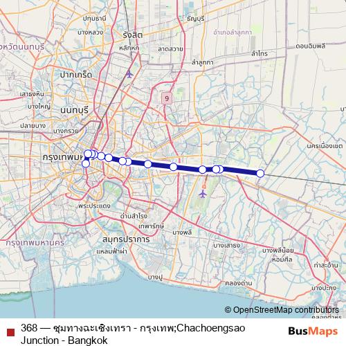368 rail Line Map