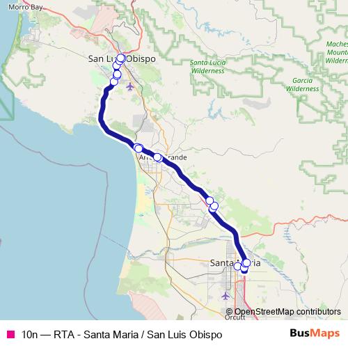 10n bus Line Map