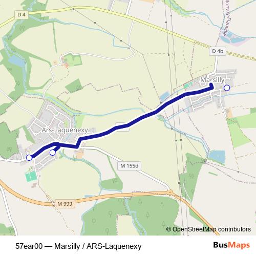 57ear00 bus Line Map