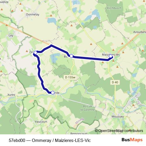 57ebd00 bus Line Map