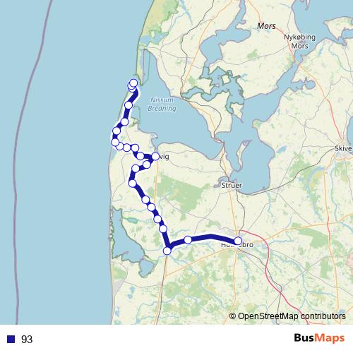 93 rail Line Map