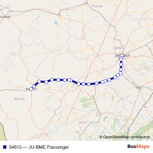 54813 rail Line Map