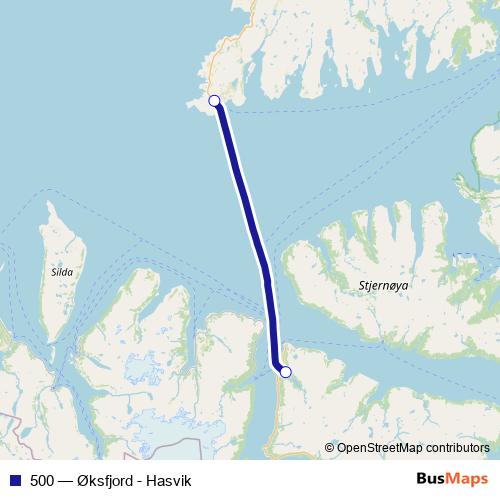 500 ferry Line Map