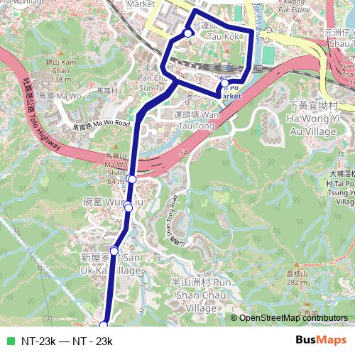 NT-23k bus Line Map