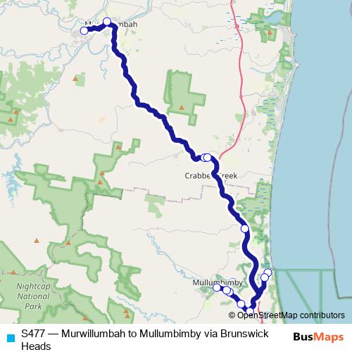 S477 bus Line Map