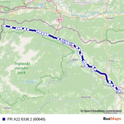 PR A22 6336 2 (60648) bus Line Map