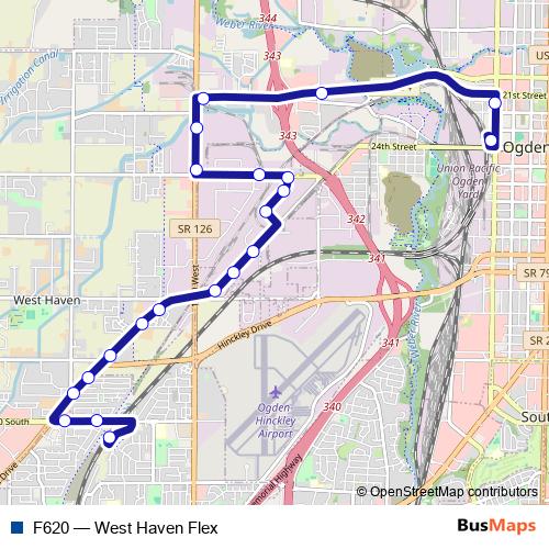 F620 bus Line Map