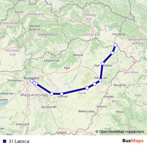 31 Latorca rail Line Map