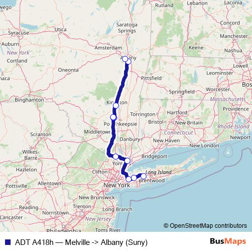 ADT A418h bus Line Map
