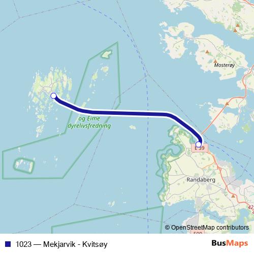 1023 ferry Line Map