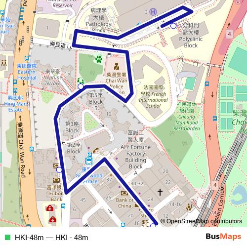 HKI-48m bus Line Map