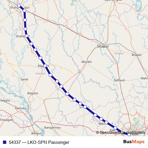 54337 rail Line Map