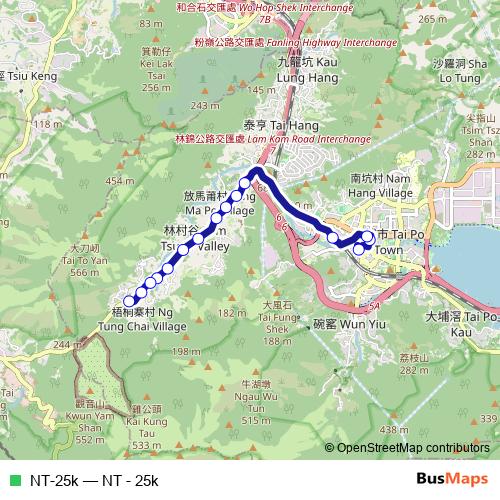 NT-25k bus Line Map