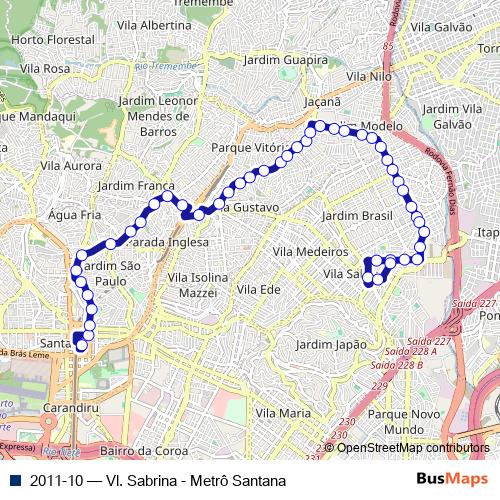 2011-10 bus Line Map