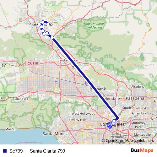 Sc799 bus Line Map