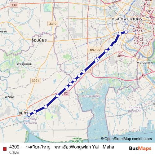 4309 rail Line Map