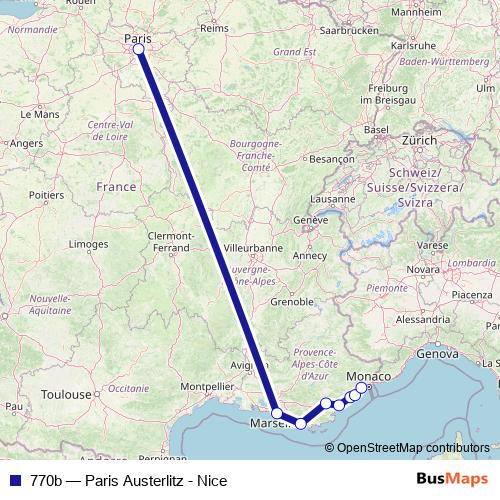 770b rail Line Map