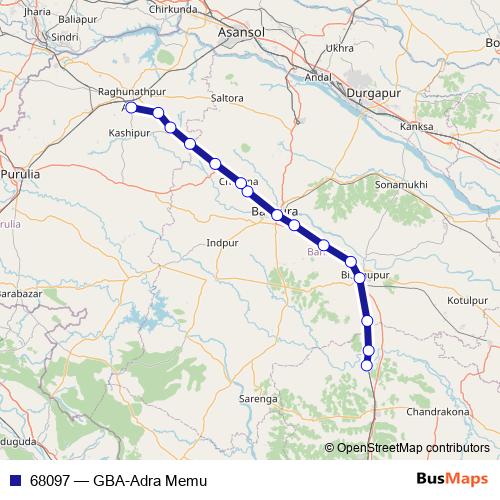 68097 rail Line Map