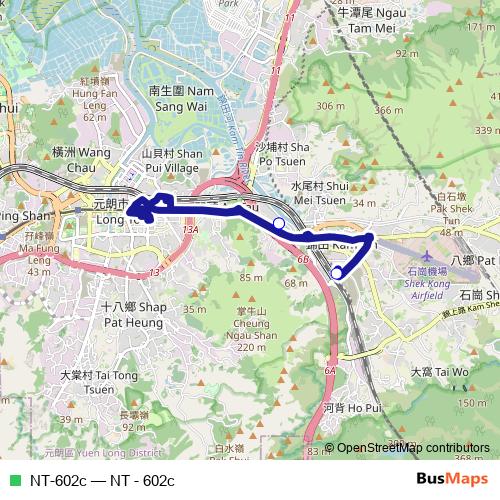 NT-602c bus Line Map