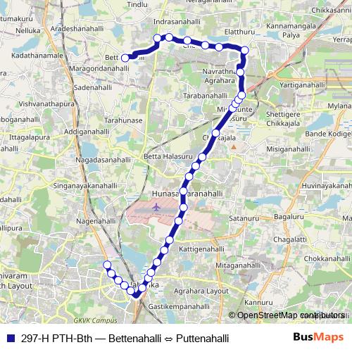 297-H PTH-Bth bus Line Map