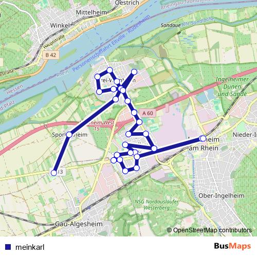 meinkarl bus Line Map