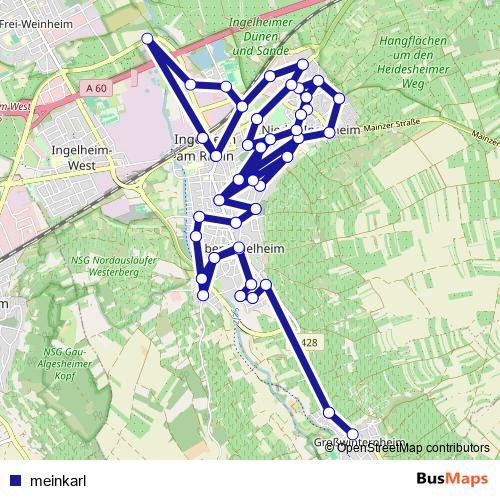 meinkarl bus Line Map