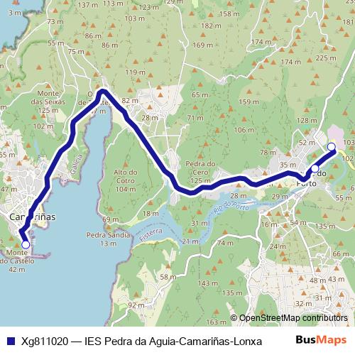 Xg811020 bus Line Map