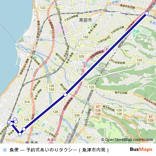 魚便 bus Line Map