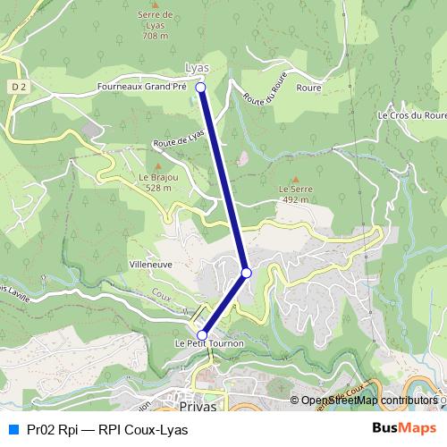 Pr02 Rpi bus Line Map