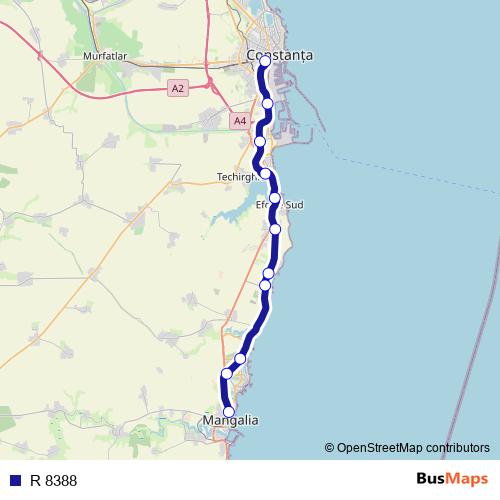 R 8388 rail Line Map