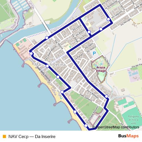 NAV Cecp bus Line Map
