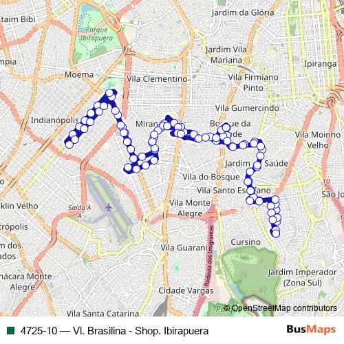 4725-10 bus Line Map