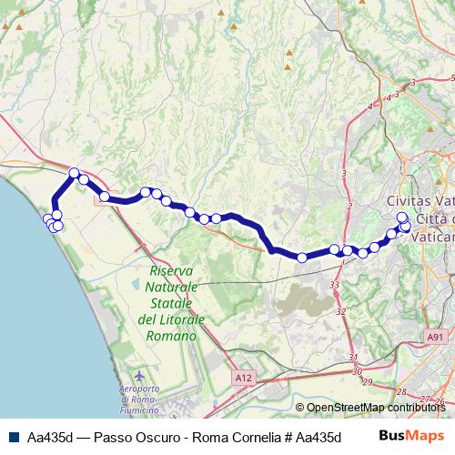 Aa435d bus Line Map