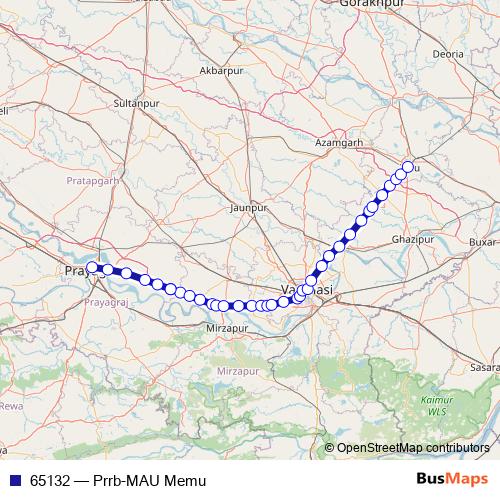 65132 rail Line Map
