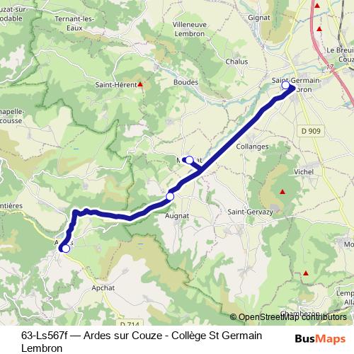 63-Ls567f bus Line Map