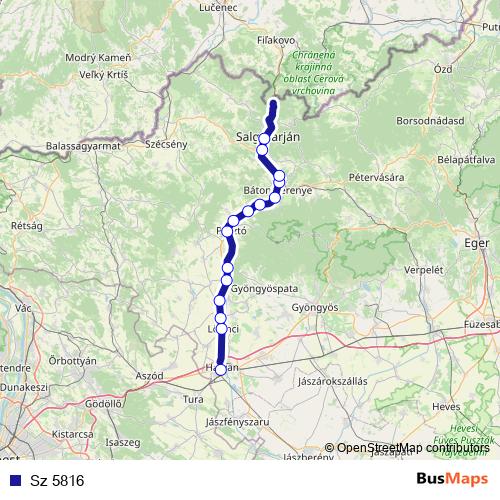 Sz 5816 rail Line Map