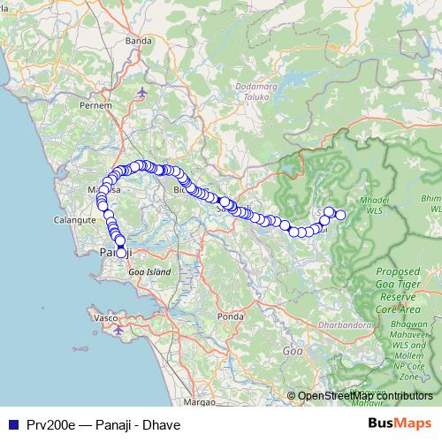 Prv200e bus Line Map