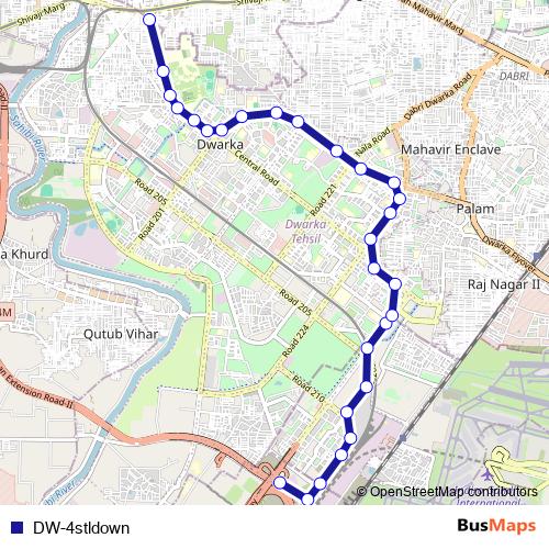 DW-4stldown bus Line Map