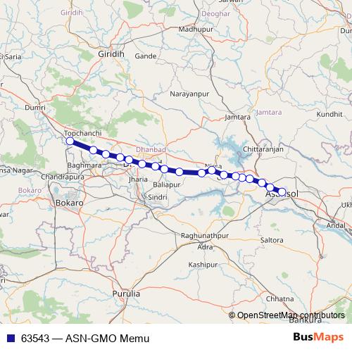 63543 rail Line Map