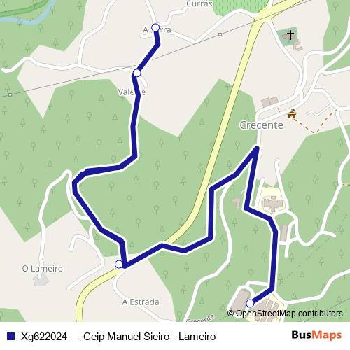 Xg622024 bus Line Map