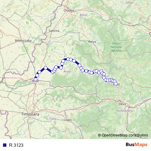 R 3123 rail Line Map