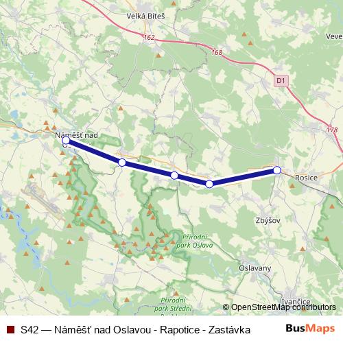 S42 rail Line Map