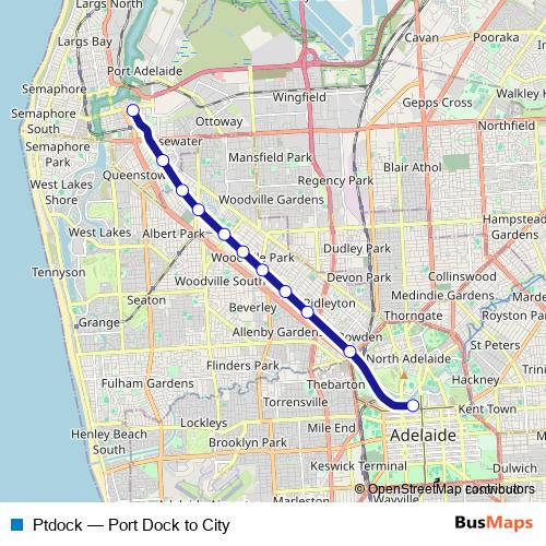 Ptdock rail Line Map
