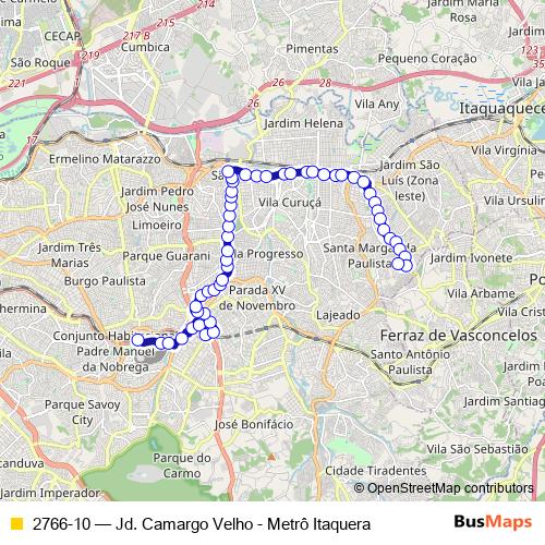 2766-10 bus Line Map