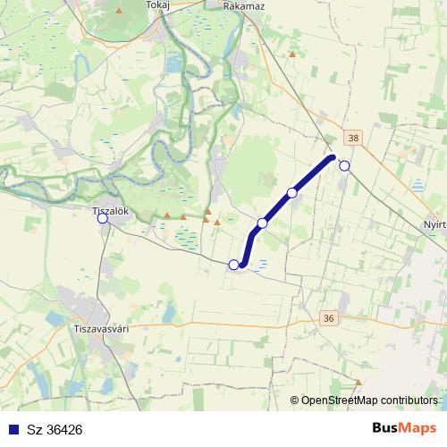 Sz 36426 rail Line Map