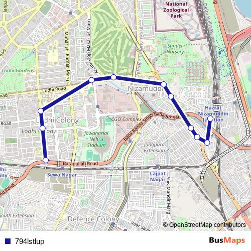 794lstlup bus Line Map