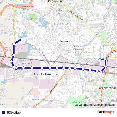 939lstlup bus Line Map
