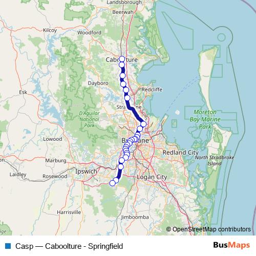 Casp rail Line Map